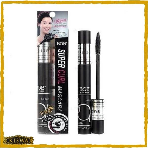 BOB Super Curl Waterproof Here Charm Eyes long lasting Black Dense Mascara Waterproof For Girls & Women