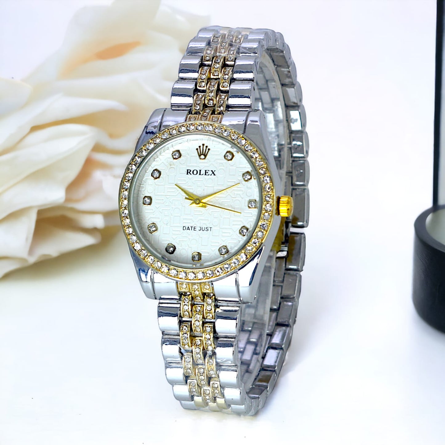 Ladies' Rolex-Style Luxury Watch – Elegant & Timeless Design