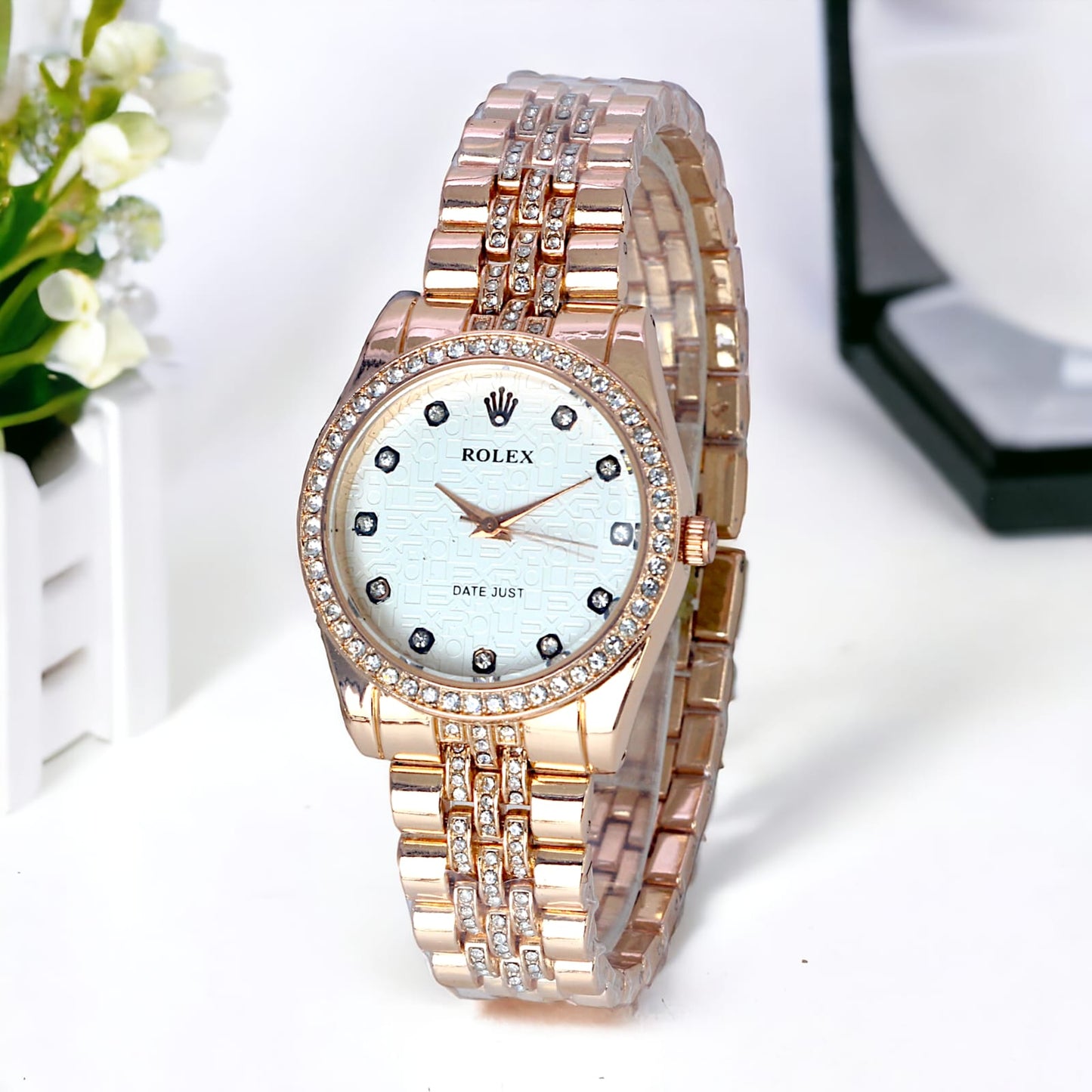 Ladies' Rolex-Style Luxury Watch – Elegant & Timeless Design