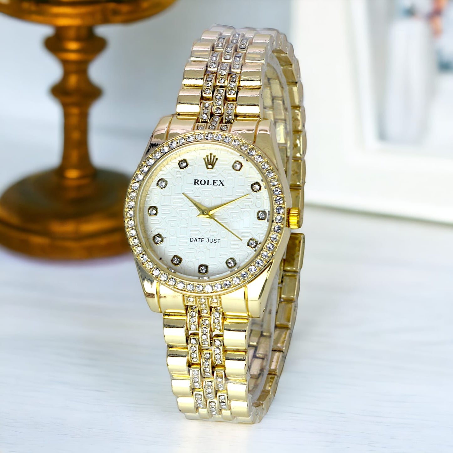 Ladies' Rolex-Style Luxury Watch – Elegant & Timeless Design